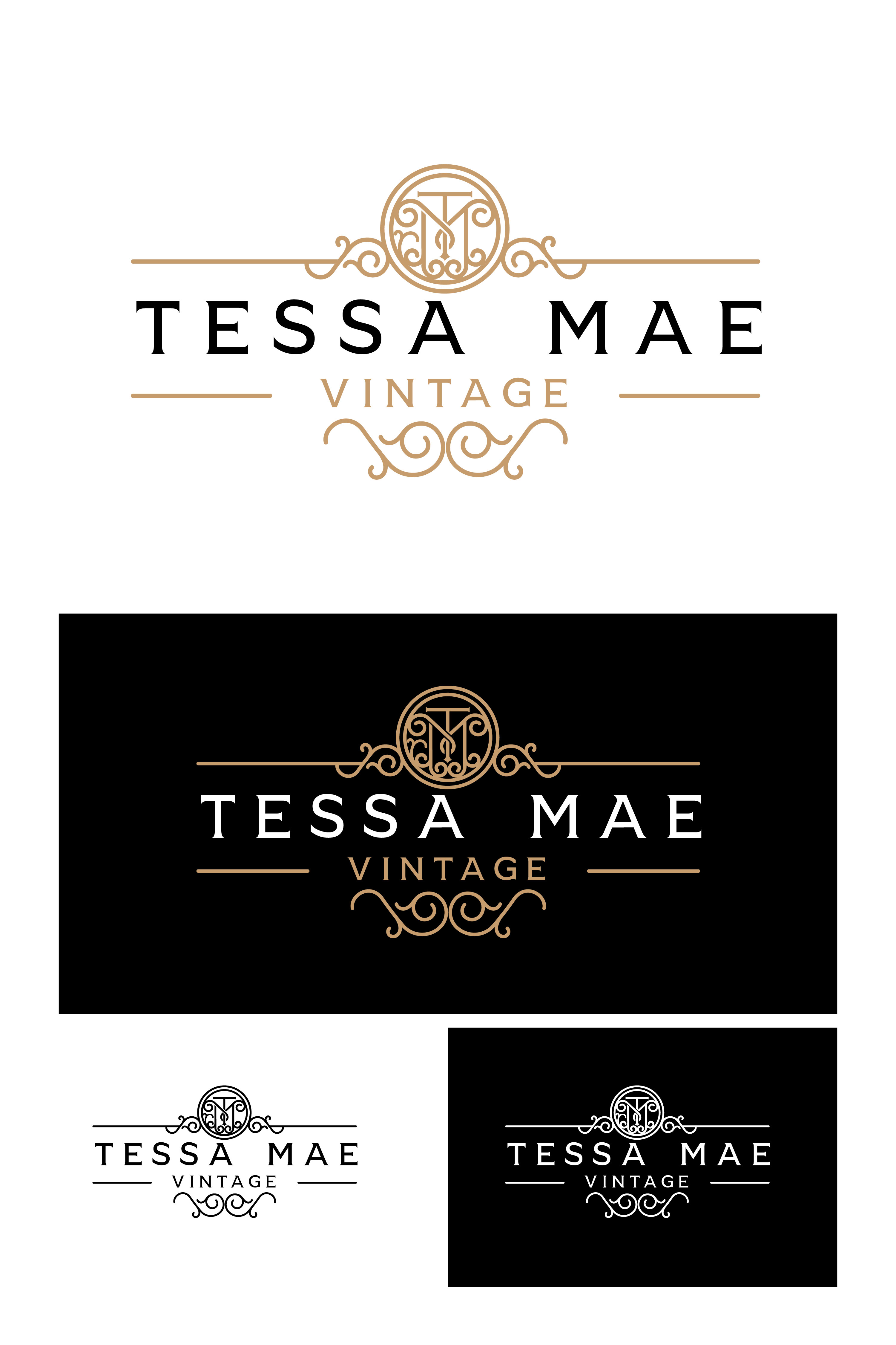 Logo-Design von Idea Master Plus für Tessa Mae Vintage | Design #33730234