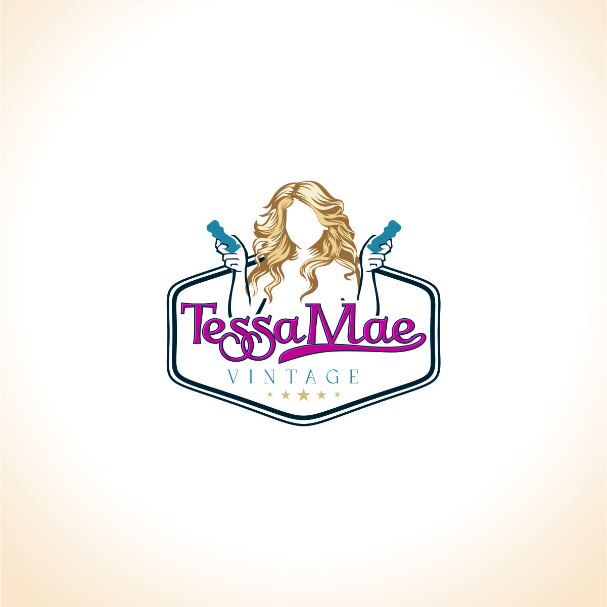 Logo Design by Fortmindz for Tessa Mae Vintage | Design #33702412