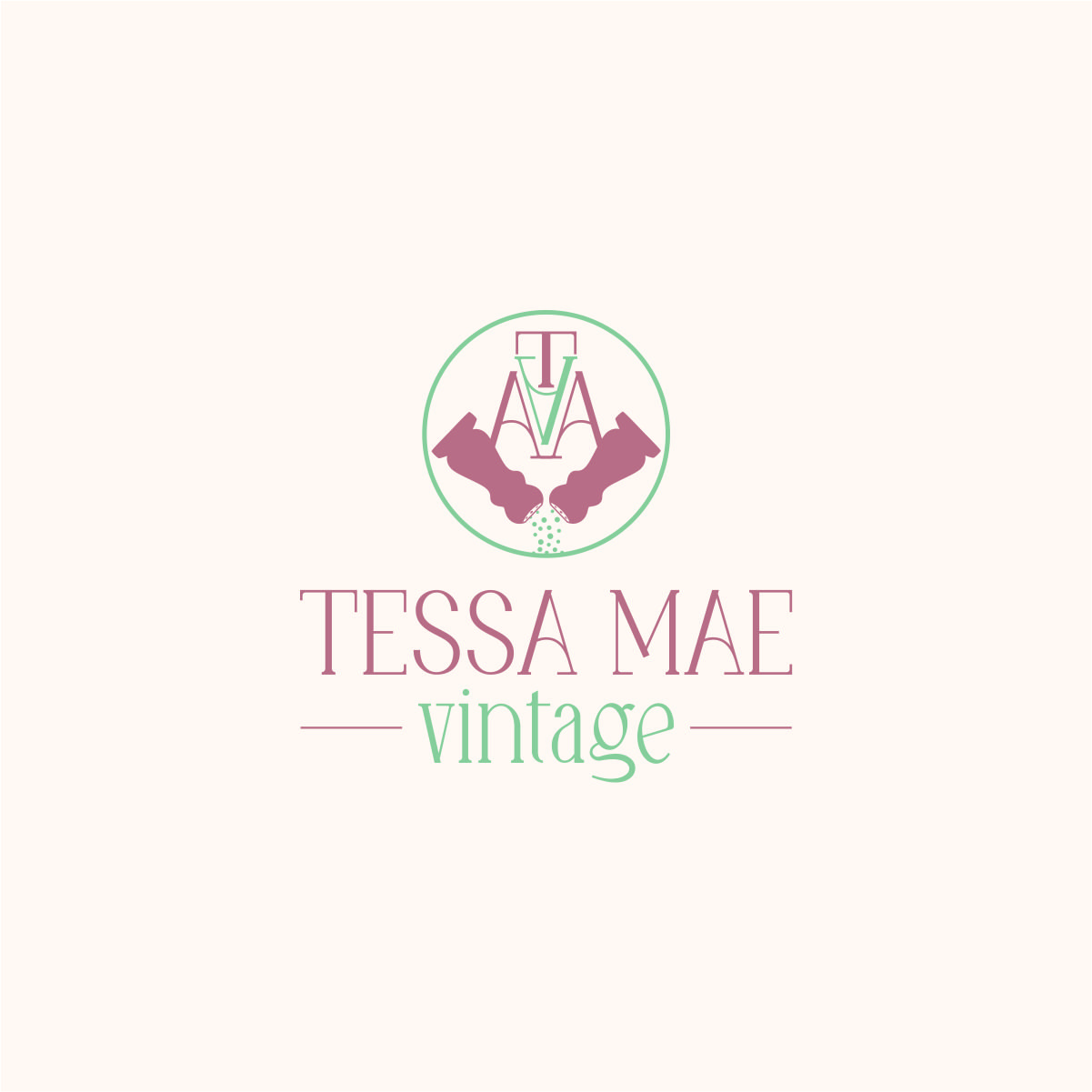 Logo-Design von Fortmindz für Tessa Mae Vintage | Design #33702424