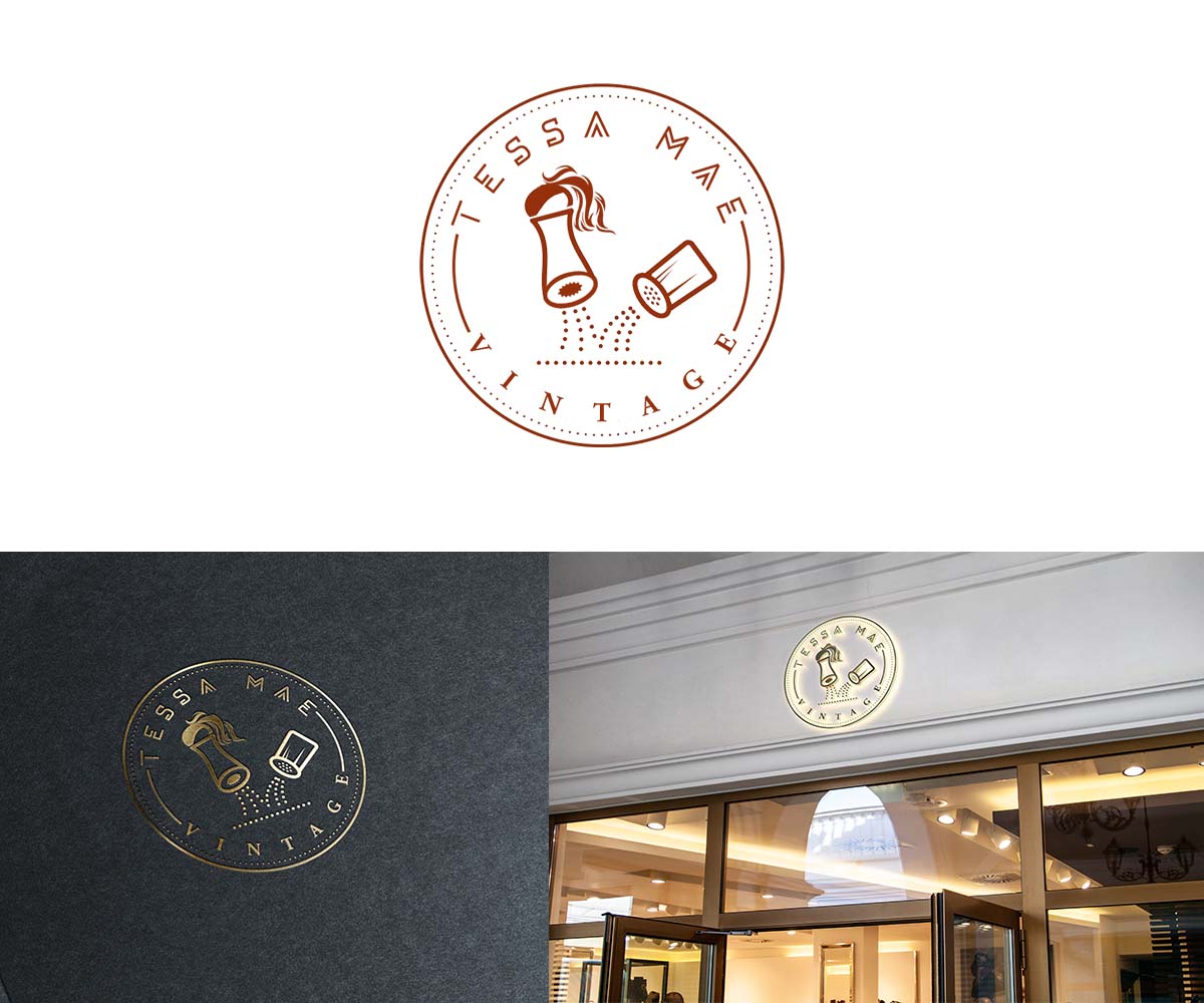 Logo-Design von SANJU1 für Tessa Mae Vintage | Design #33697986