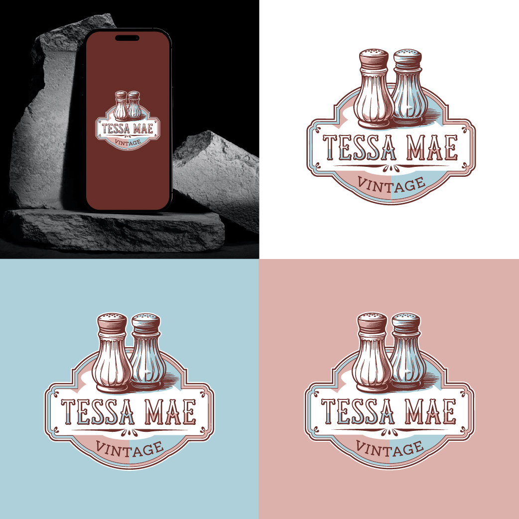 Logo Design by victipedia for Tessa Mae Vintage | Design #33723609