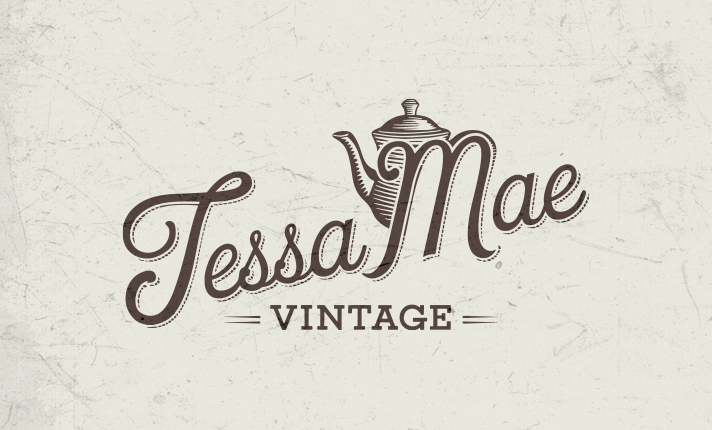 Logo Design by Solarex Corporation for Tessa Mae Vintage | Design #33722836