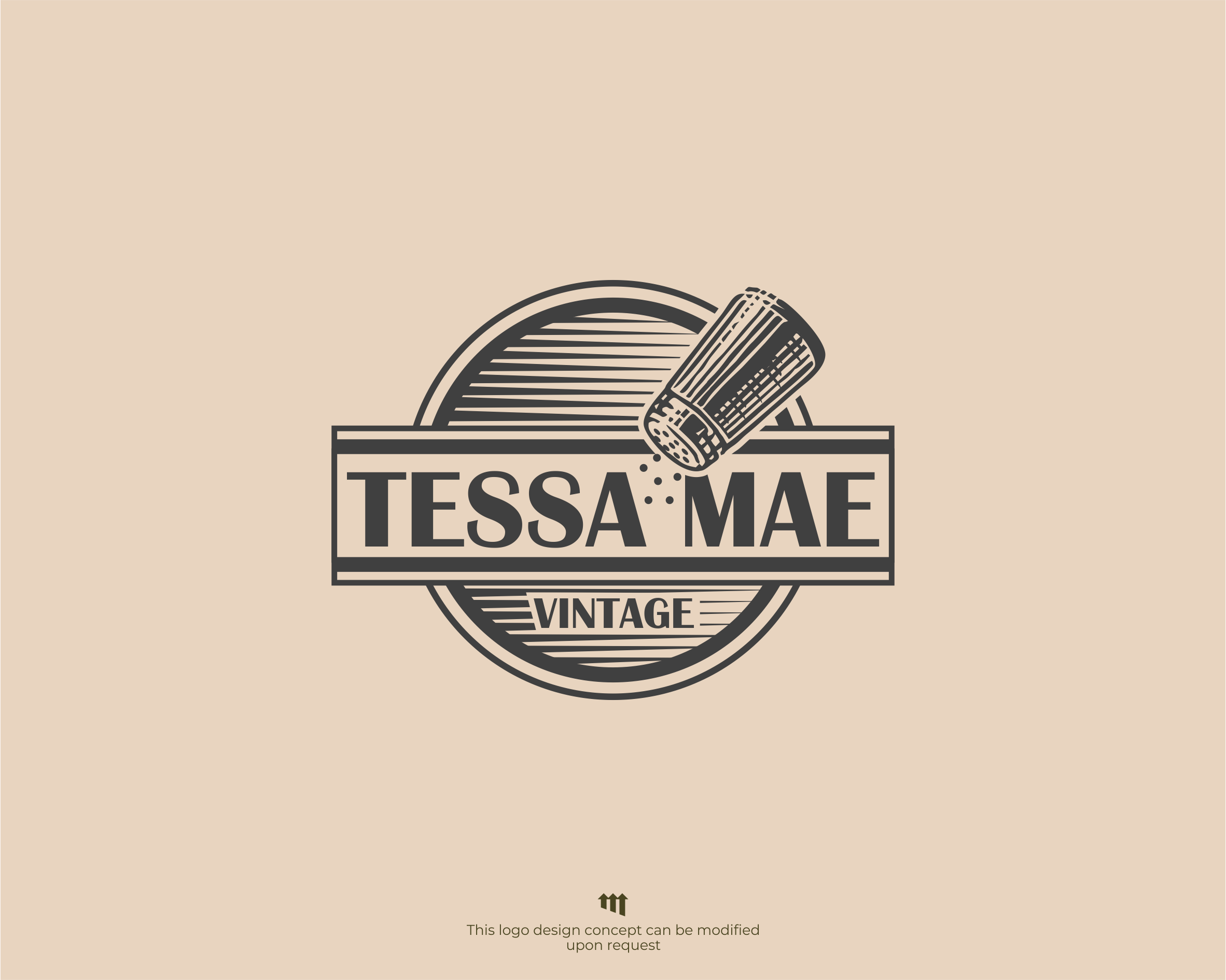 Logo-Design von MBARO für Tessa Mae Vintage | Design #33746291