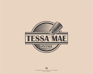Logo-Design von MBARO für Tessa Mae Vintage | Design: #33746291