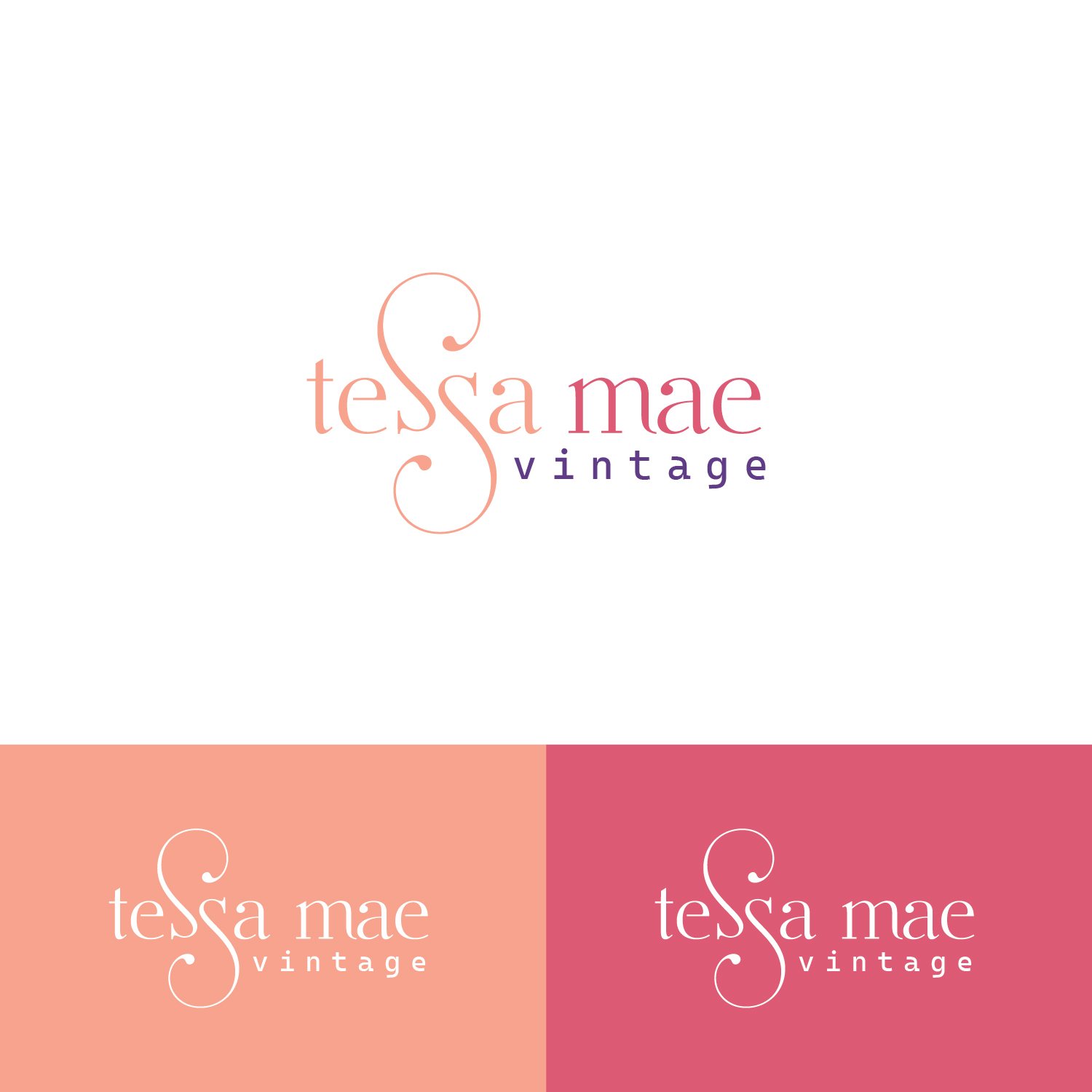 Logo-Design von Maxo-Biz für Tessa Mae Vintage | Design #33705196