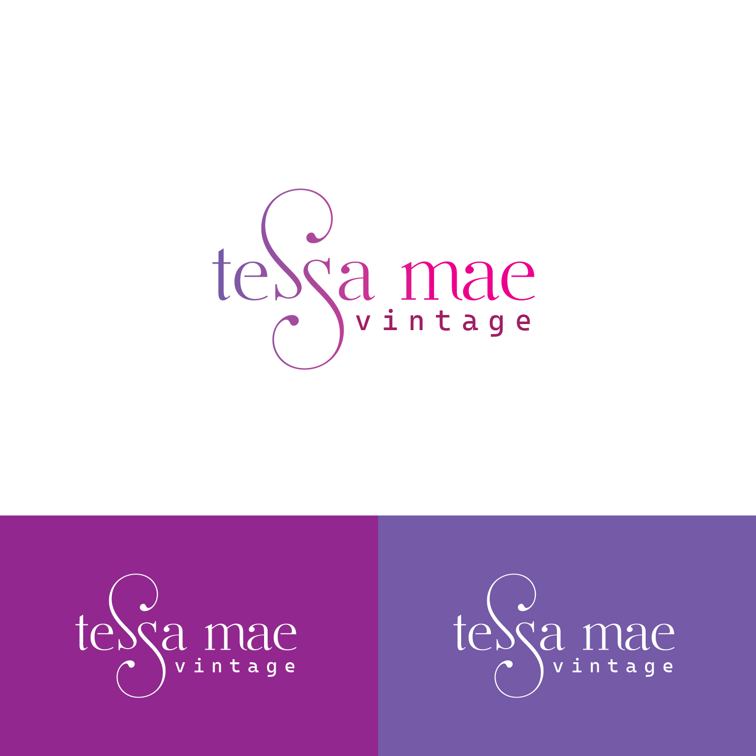 Logo Design by Maxo-Biz for Tessa Mae Vintage | Design #33705197
