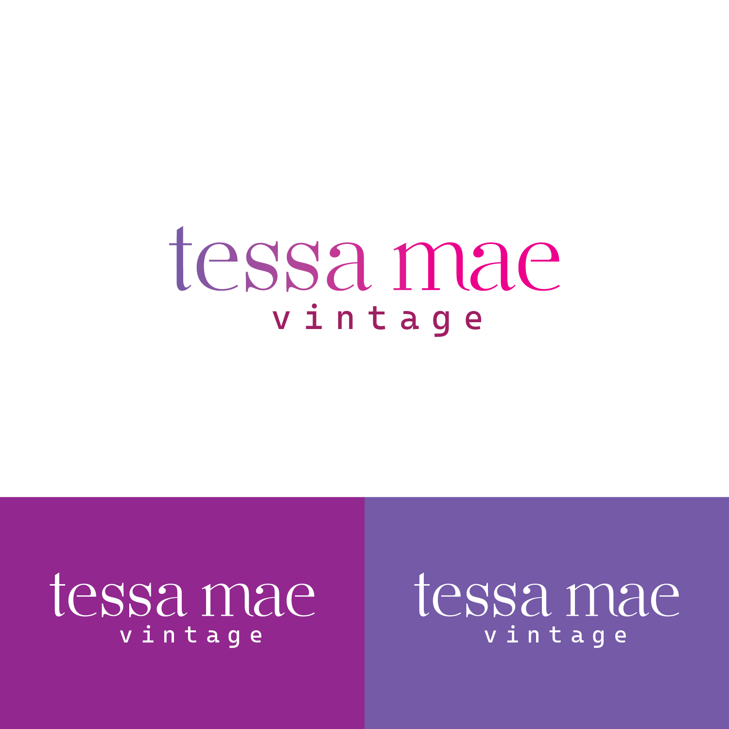 Logo-Design von Maxo-Biz für Tessa Mae Vintage | Design #33712475