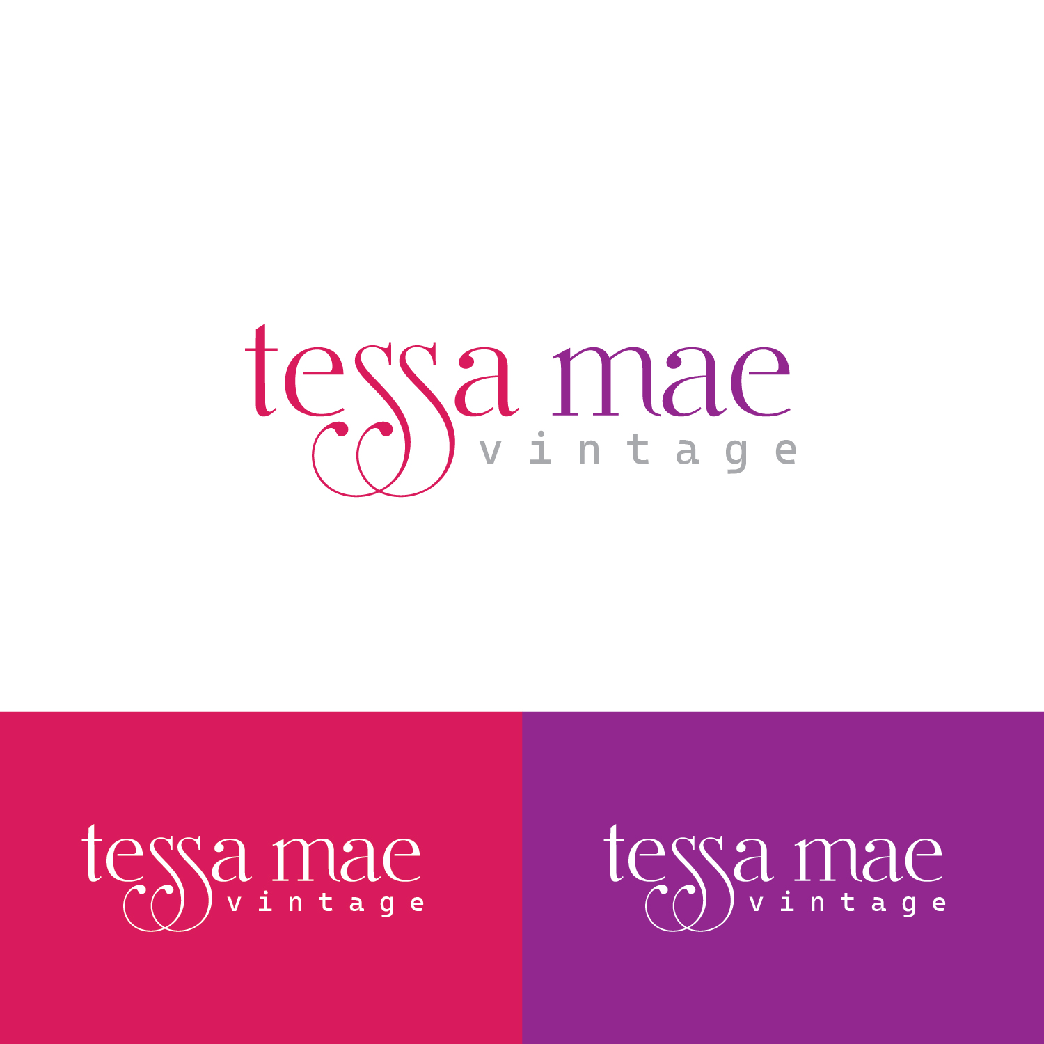 Diseño de Logo por Maxo-Biz para Tessa Mae Vintage | Diseño #33712477