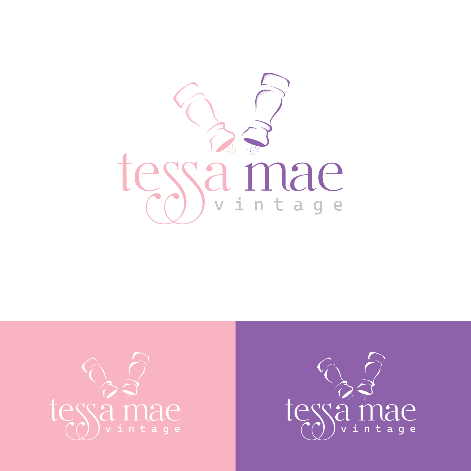 Logo Design by Maxo-Biz for Tessa Mae Vintage | Design #33776721