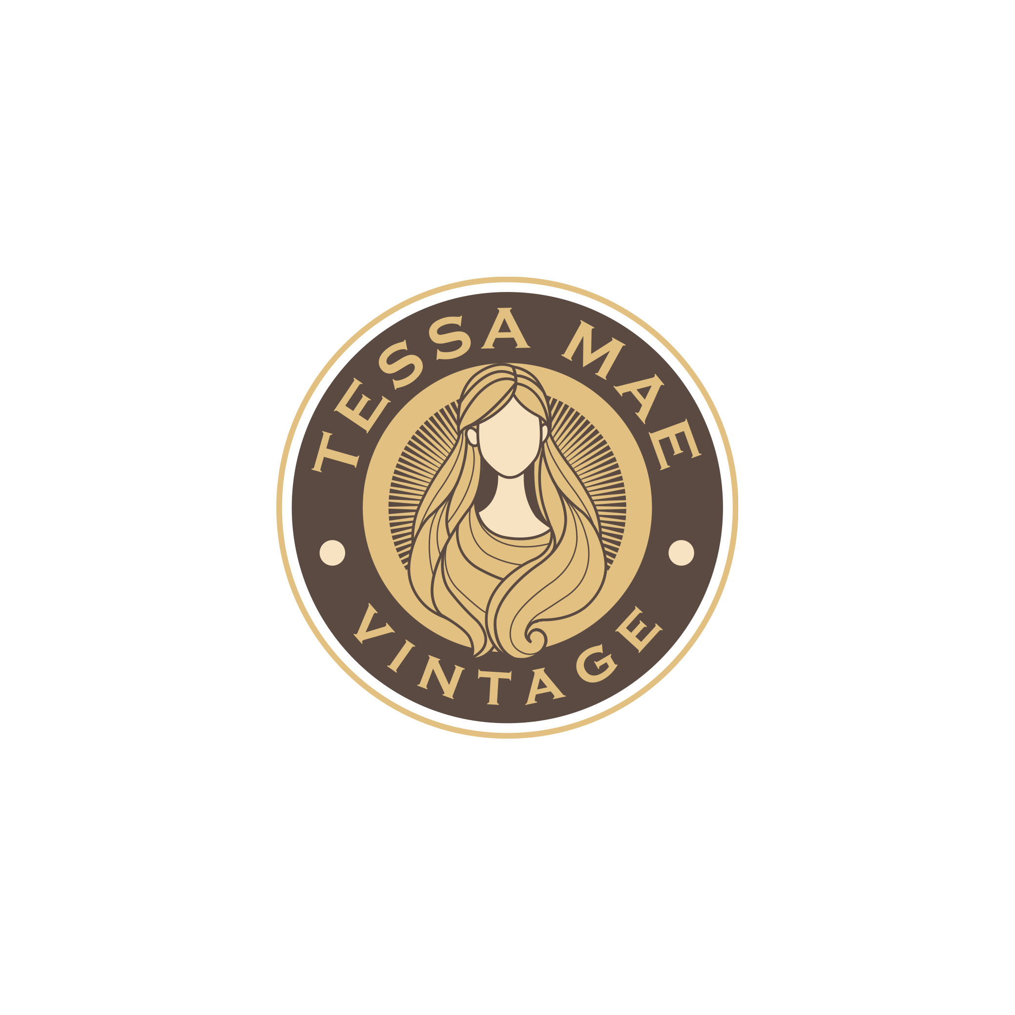 Logo Design by kucingbalap for Tessa Mae Vintage | Design #33735193