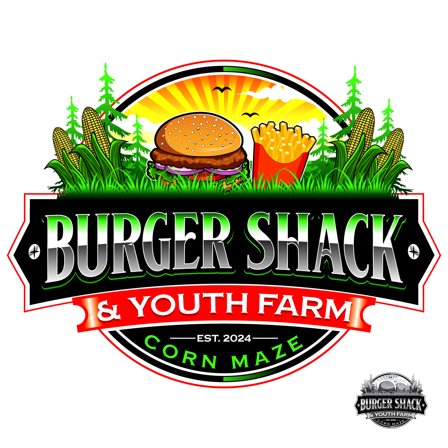 Logo Design by Suvendu.S for Youth Farm Bible Camp | Design #33711617