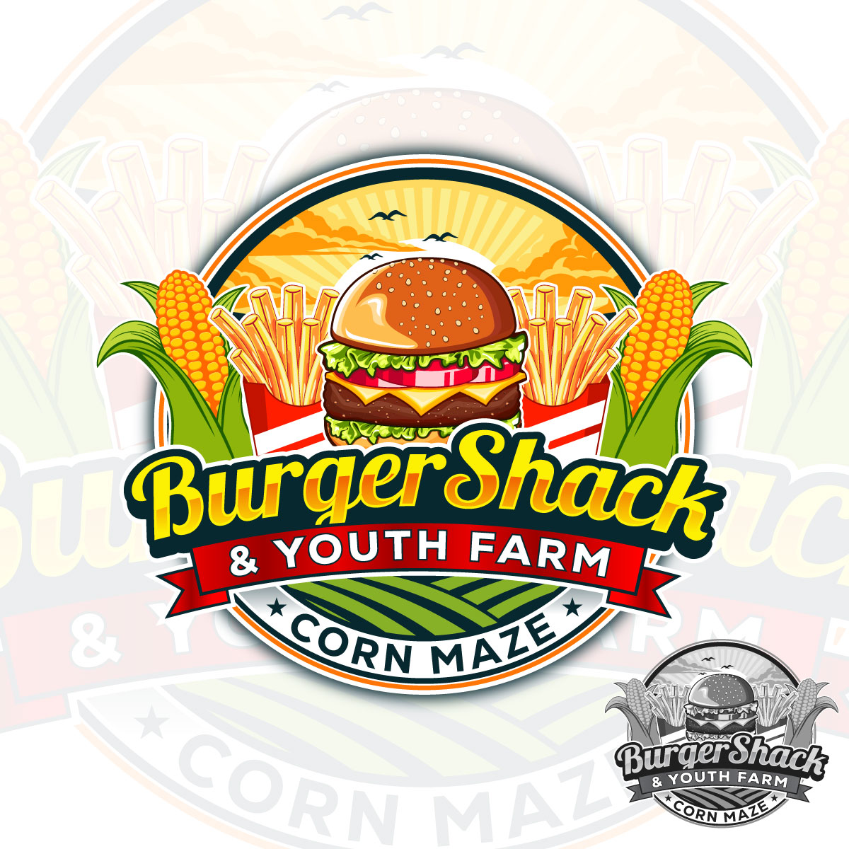 Logo Design by Suvendu.S for Youth Farm Bible Camp | Design #33712353