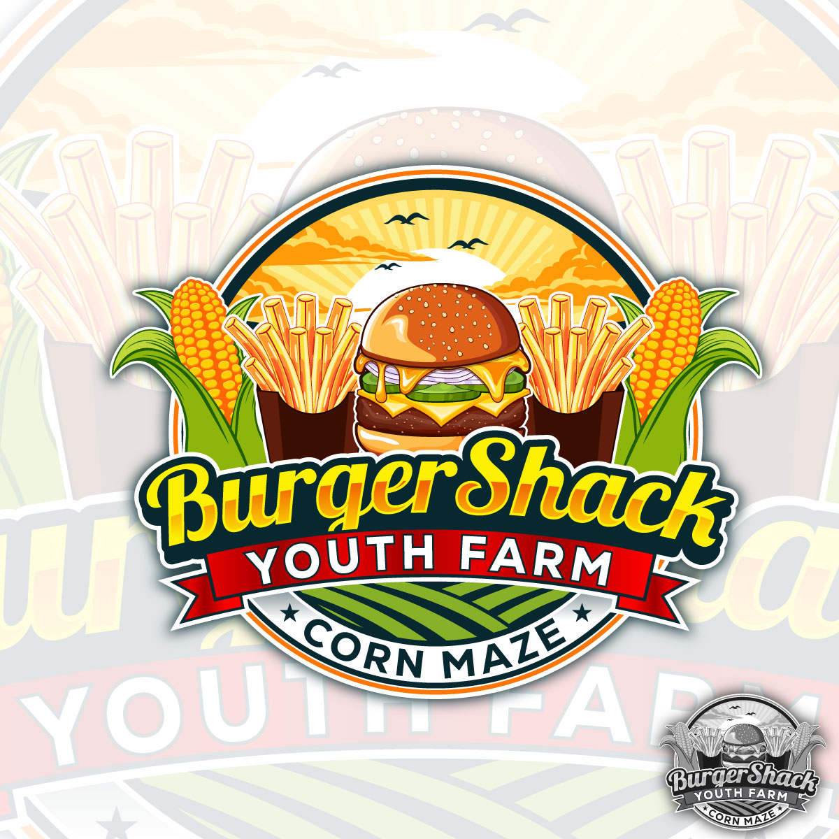 Logo Design by Suvendu.S for Youth Farm Bible Camp | Design #33945844