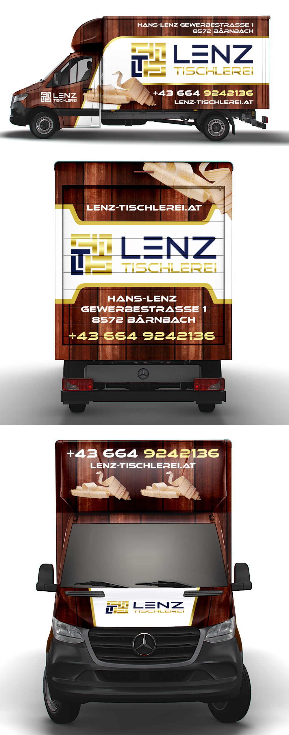 Car Wrap-Design von DESIGN SOLUTIONS 007 für Tischlerei Lenz | Design #33731178