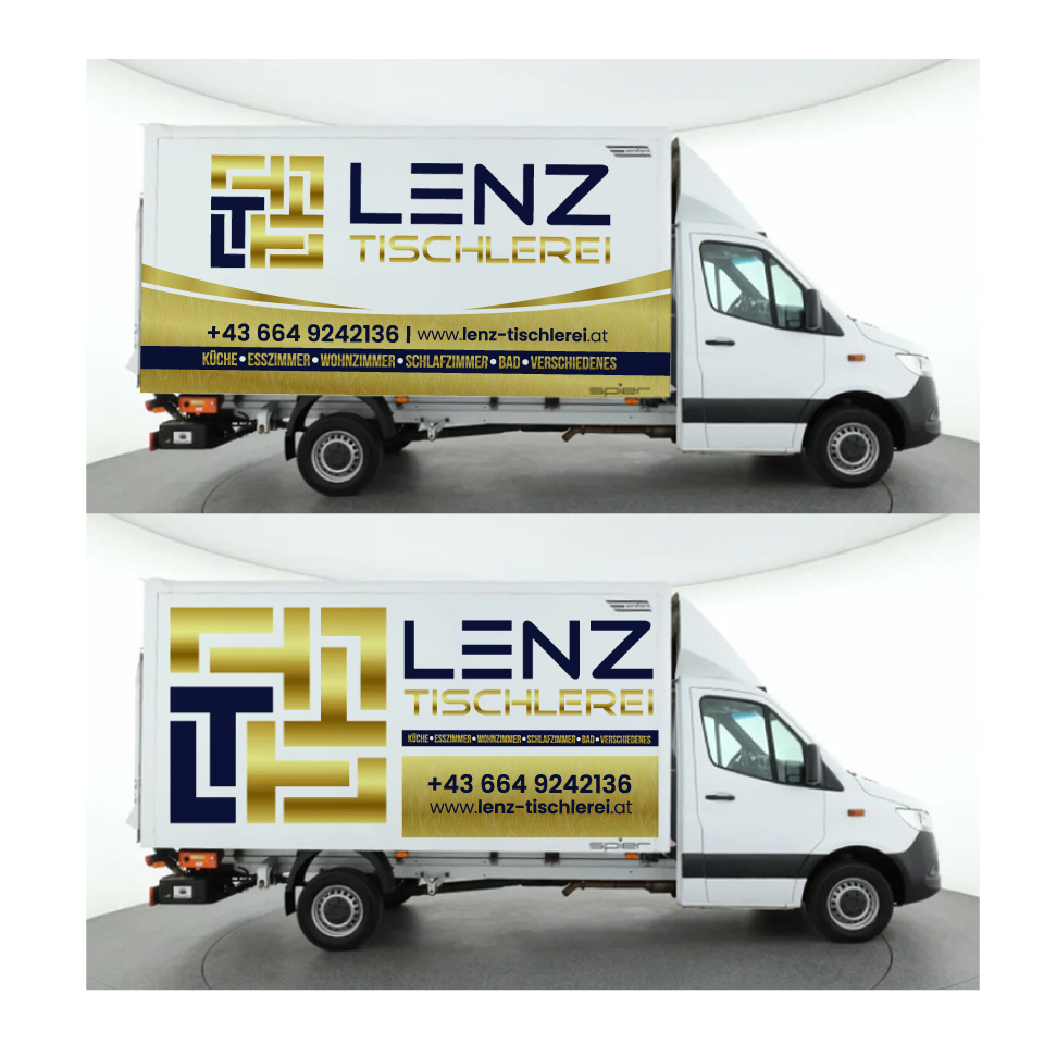 Car Wrap-Design von Yoga Tri für Tischlerei Lenz | Design #33716752
