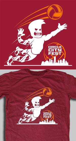 T-shirt design for Gay Men's Volleyball Tournament