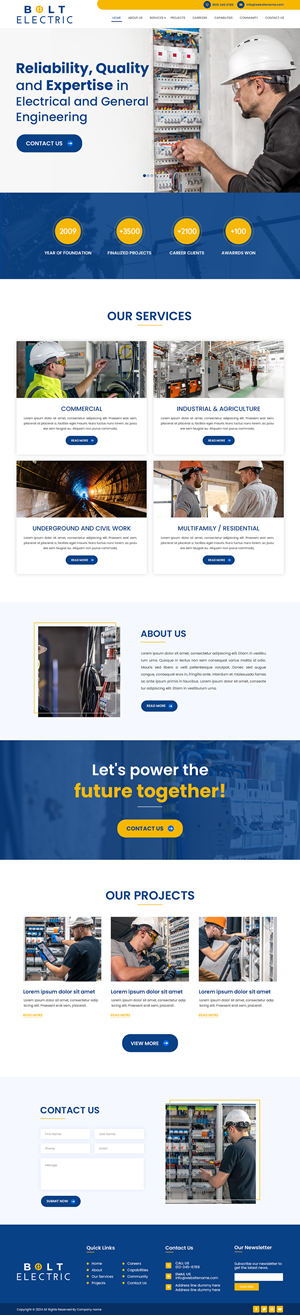 Web-Design von Creations Box 2015 für ONEELEVEN | Design #33708896