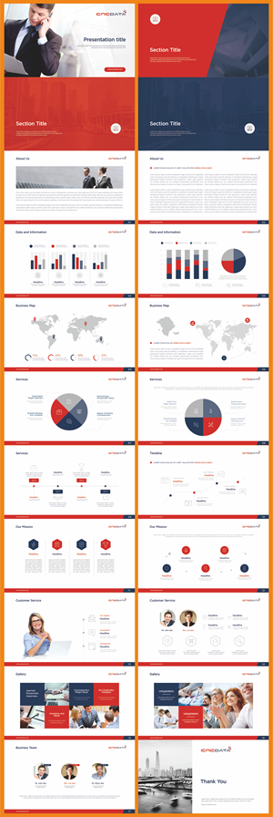PowerPoint Design by Silverfox Studio for CNCDATA ASIA PTE LTD | Design: #33742357