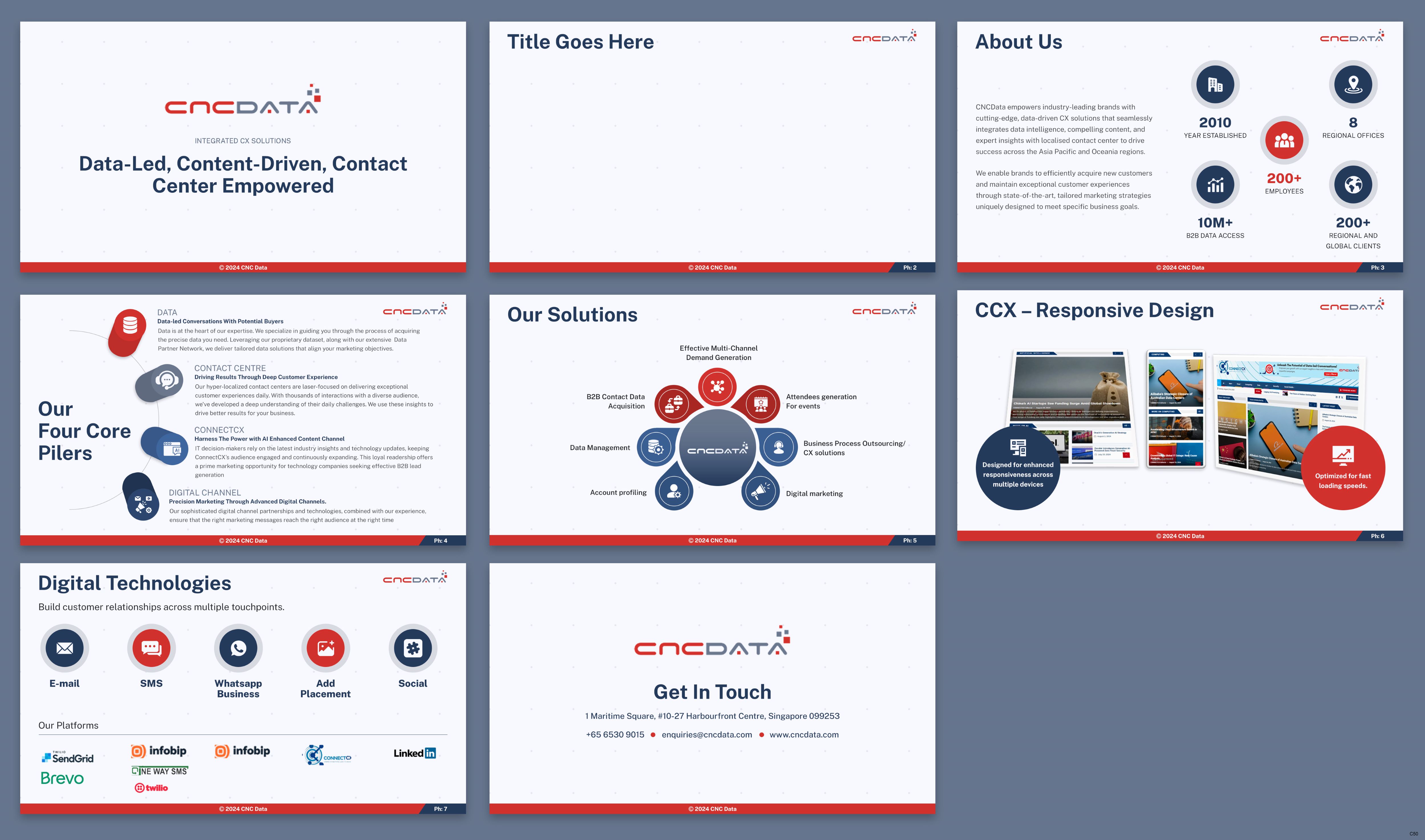 PowerPoint Design by pb for CNCDATA ASIA PTE LTD | Design #33714440