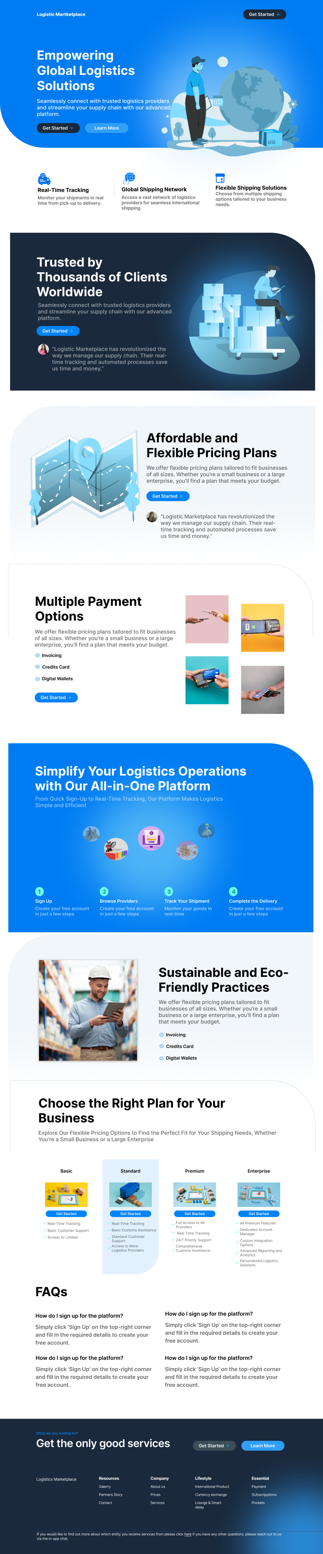 Landing Page Design by Taufik H for this project | Design #33721656