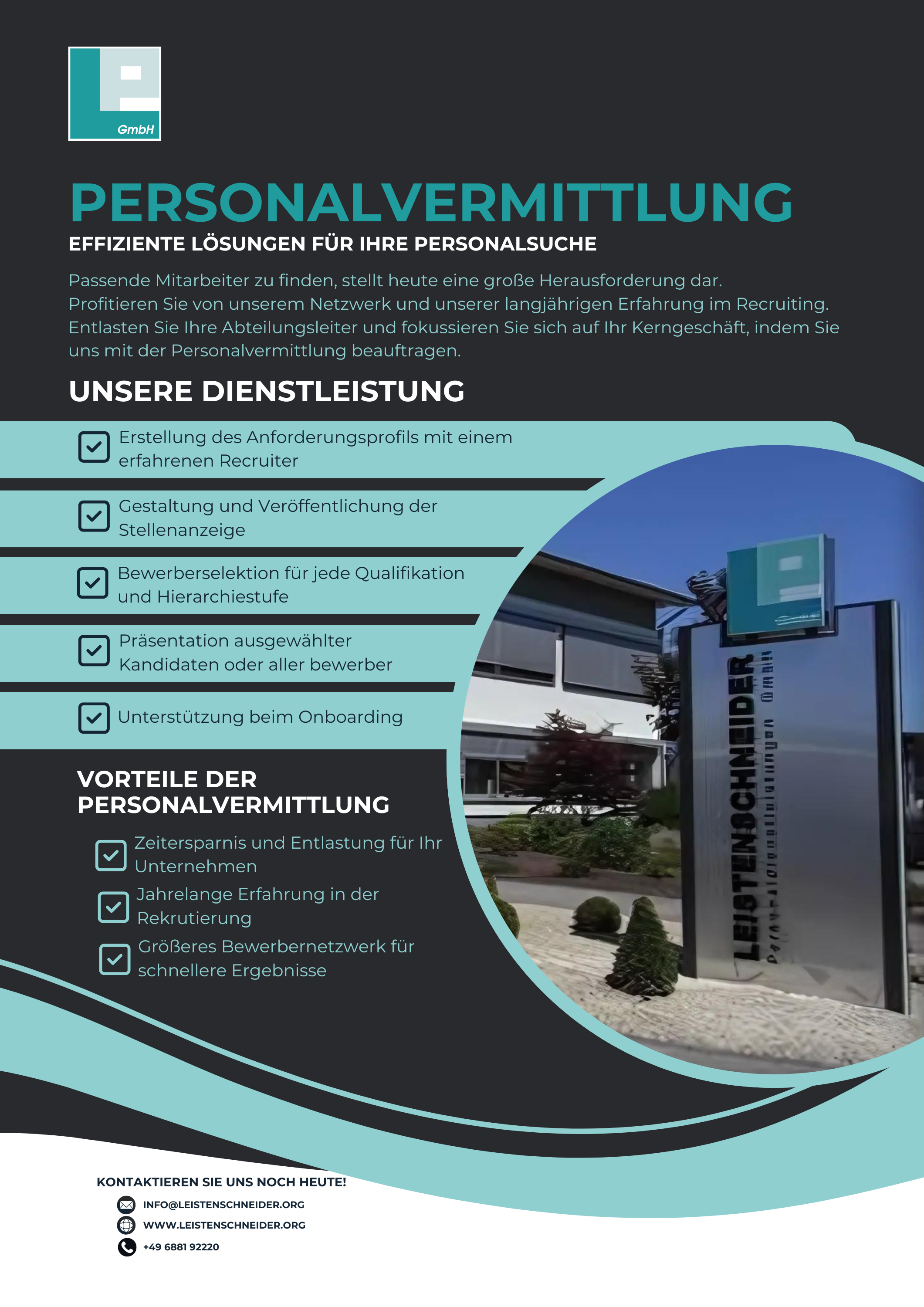 Flyer Design by Custom A for Leistenschneider GmbH | Design #33727992