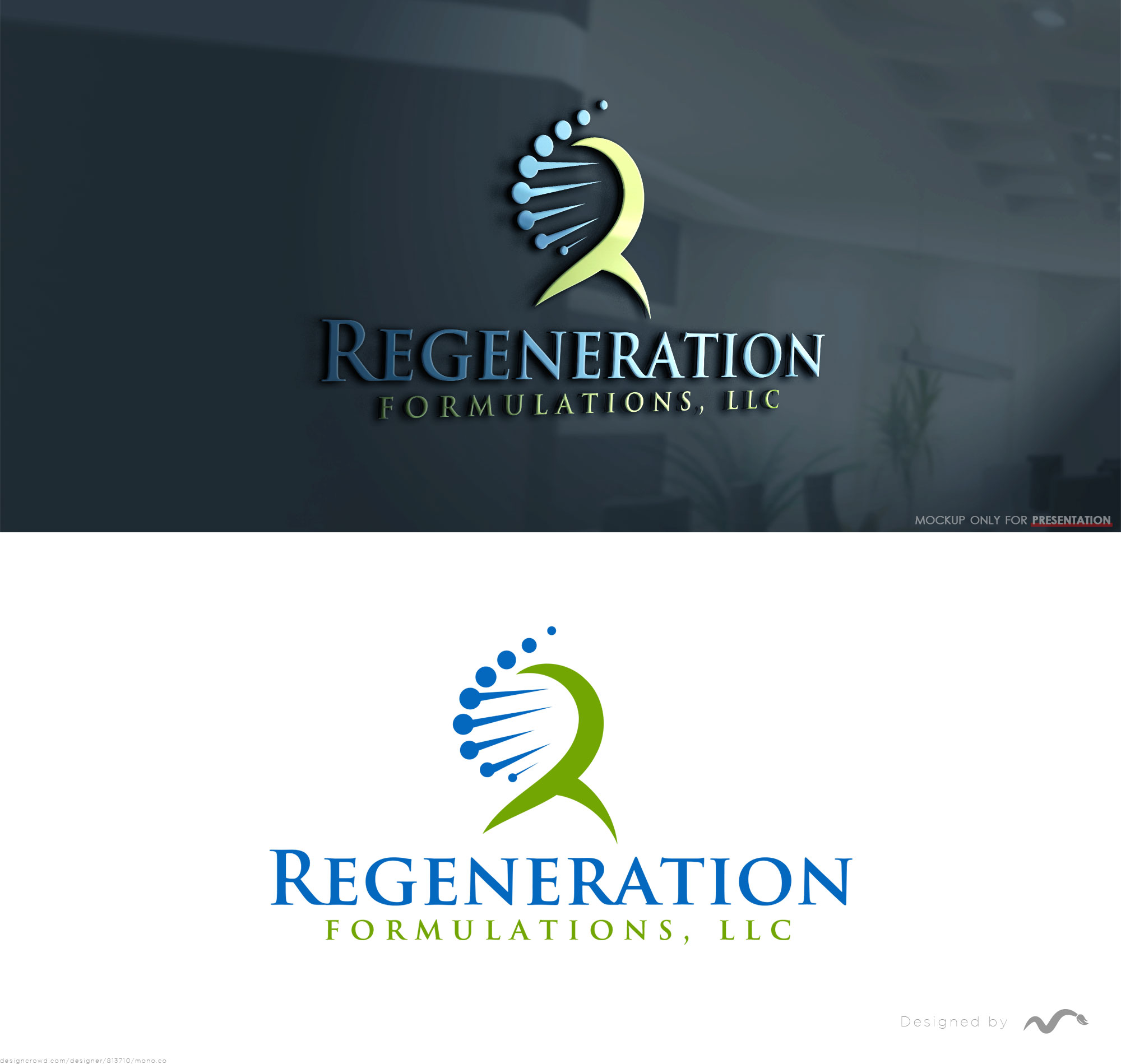Diseño de Logo por Mono.co para Regenerations Formulations, LLC | Diseño #33702357