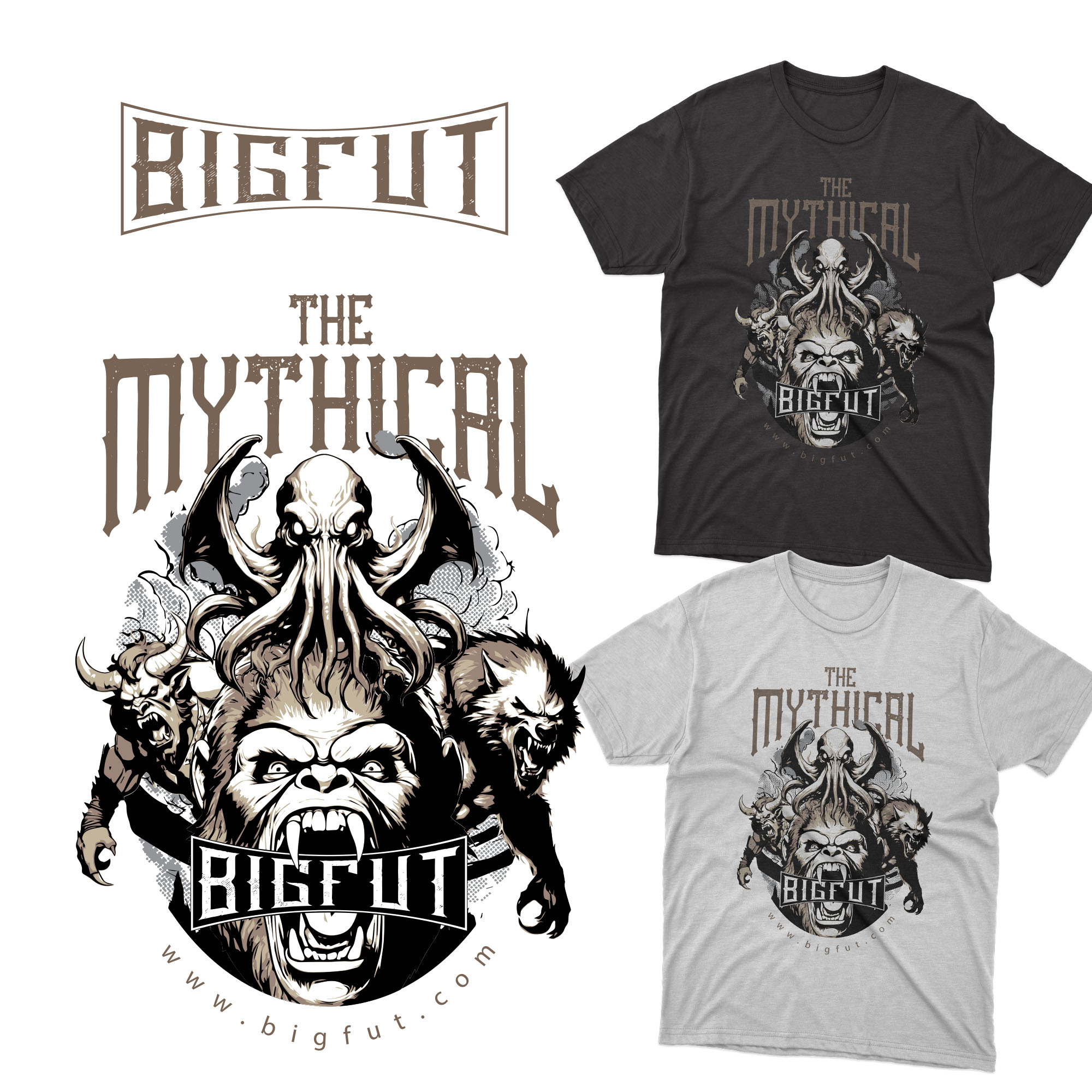 T-shirt Design by Buci Acul for Big Fut LLC | Design #33742351