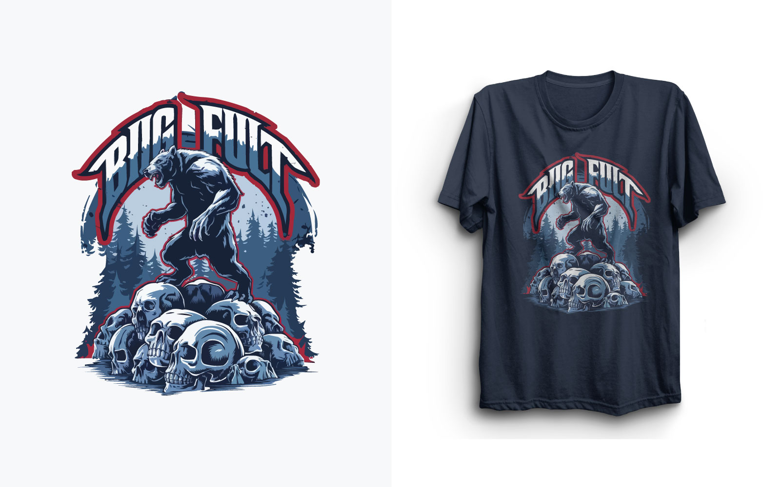 Design de T-shirt par DesignPack pour Big Fut LLC | Design #33704259