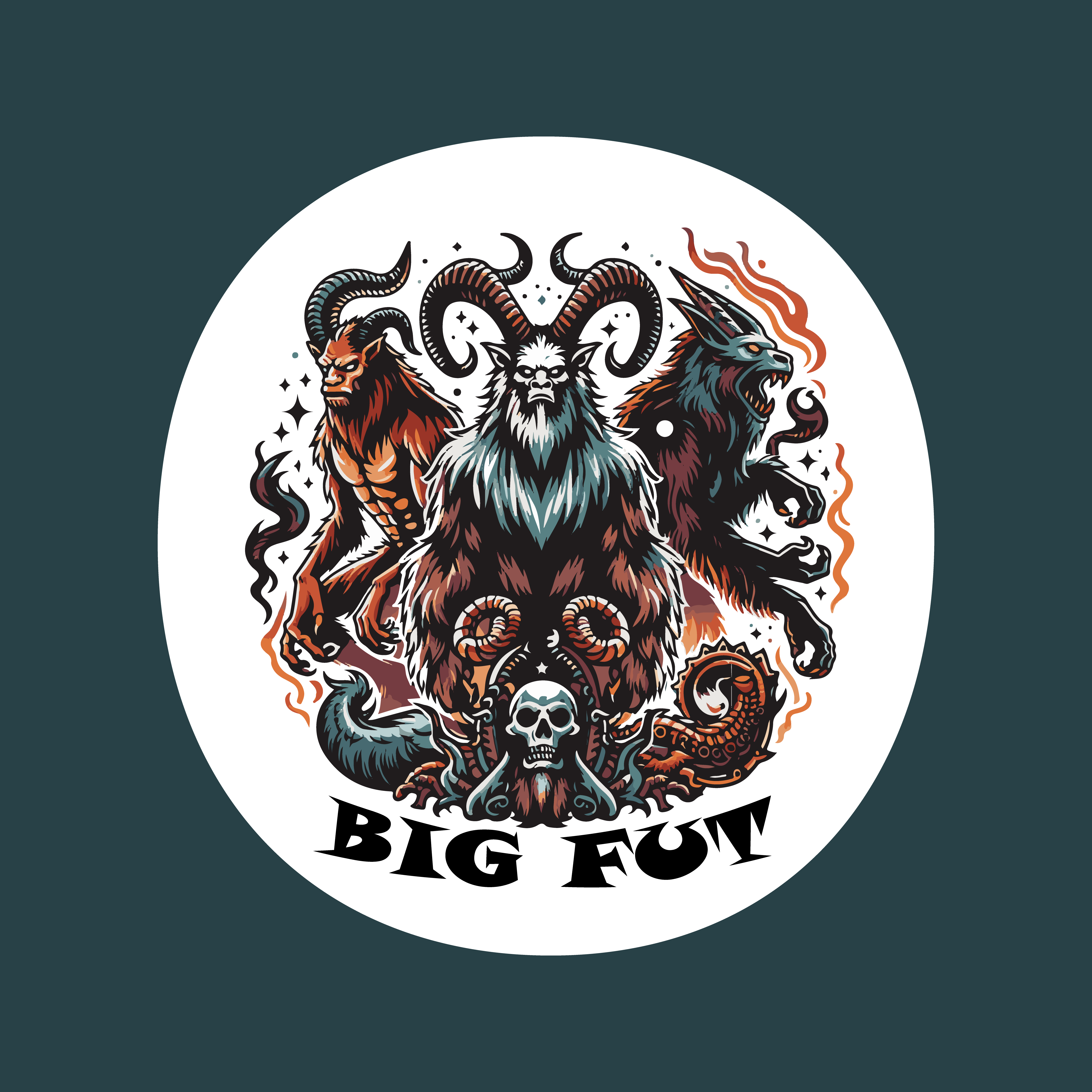 Diseño de Camiseta por ArtworkArtist para Big Fut LLC | Diseño #33704545