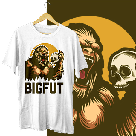 T-shirt Design by HELLOCRUNK for Big Fut LLC | Design #33702090
