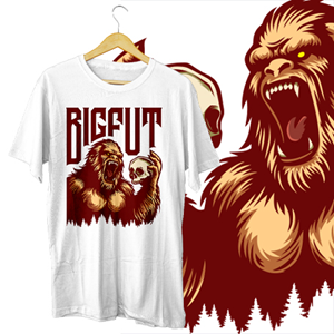 Design de T-shirt par HELLOCRUNK pour Big Fut LLC | Design : #33702199