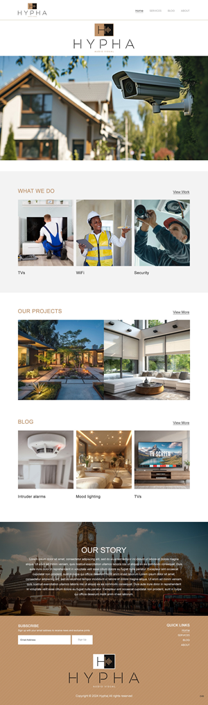 Squarespace Design by pb for this project | Design: #33721866