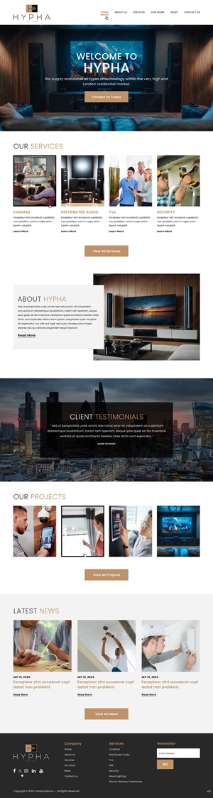 Squarespace Design by pb for this project | Design: #33721884