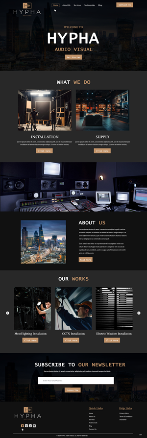 Squarespace Design by pb for this project | Design: #33728210