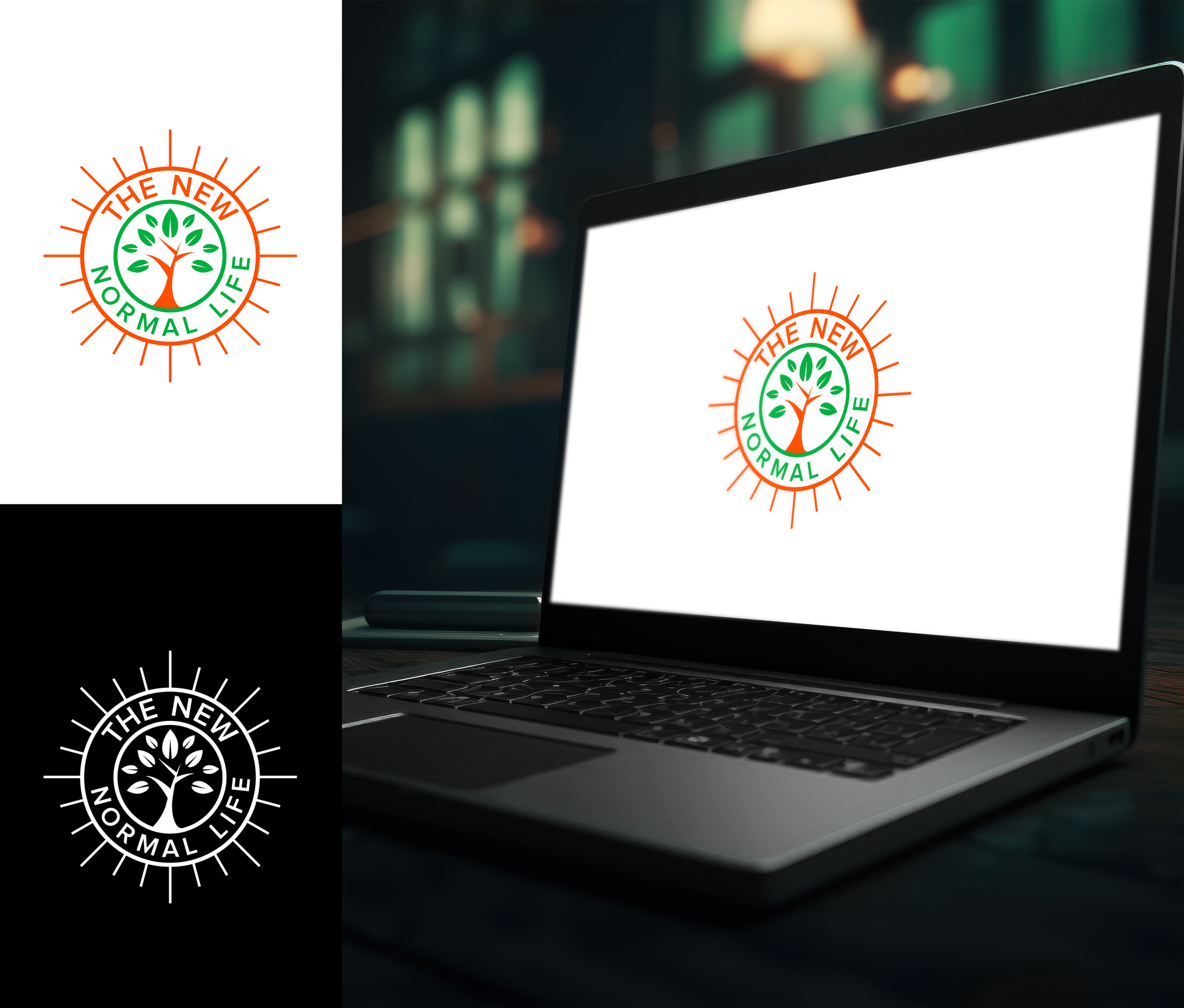 Logo Design by RA-bica for The New Normal Life | Design #33738756