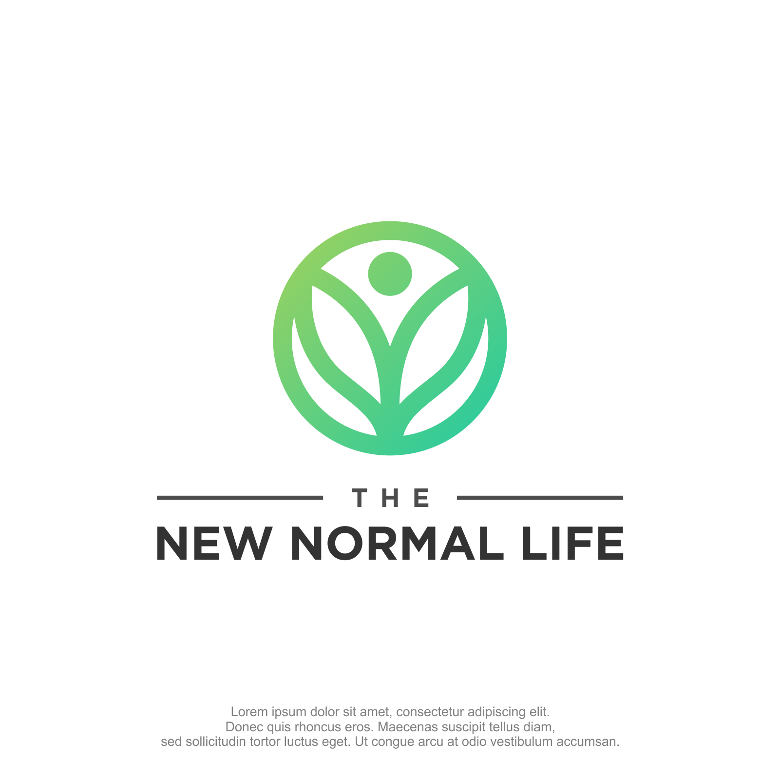 Logo Design by M.Syaiful Huda for The New Normal Life | Design #33724277
