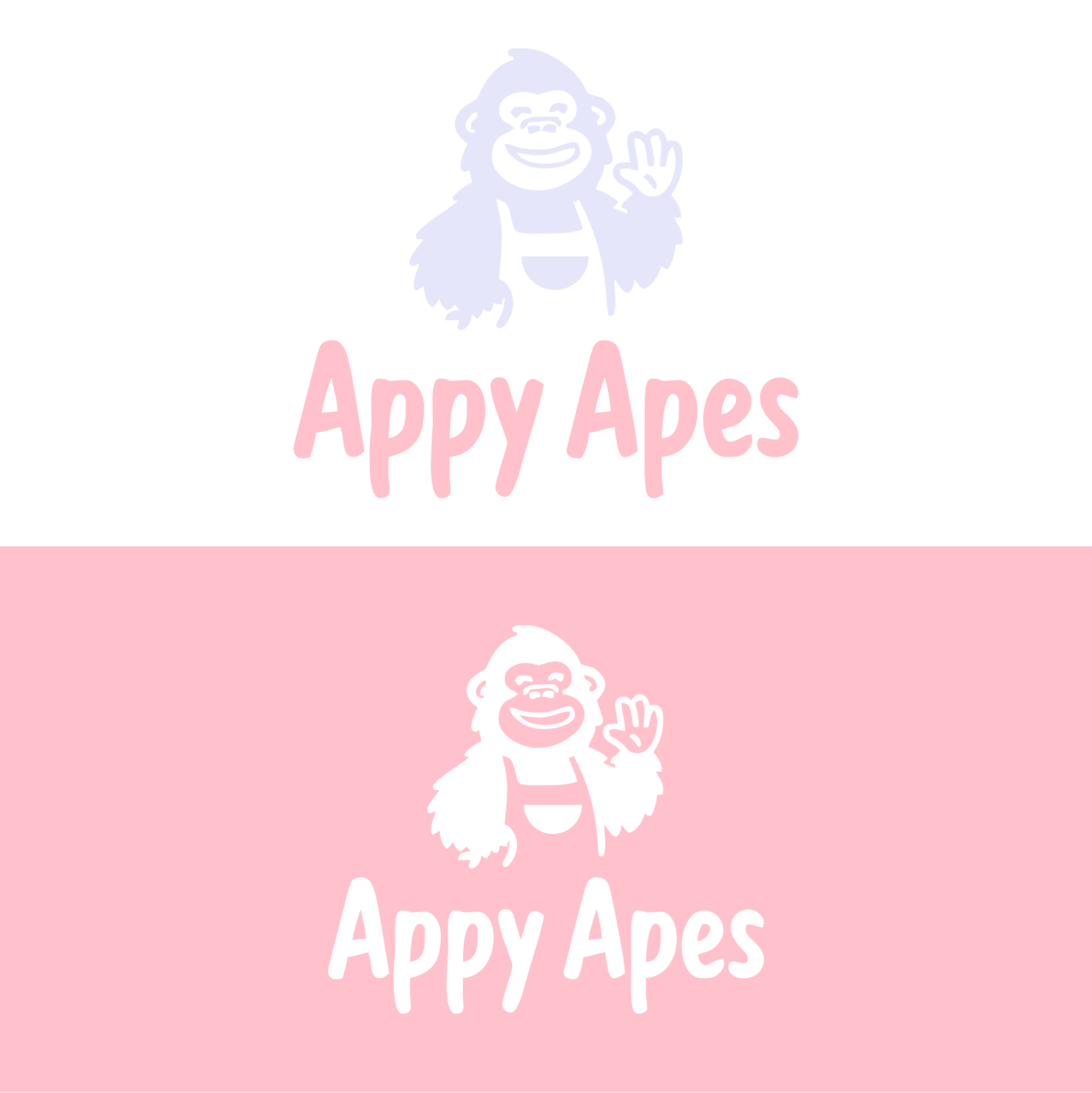 Logo Design by win it for Appy Apes  | Design #33751136