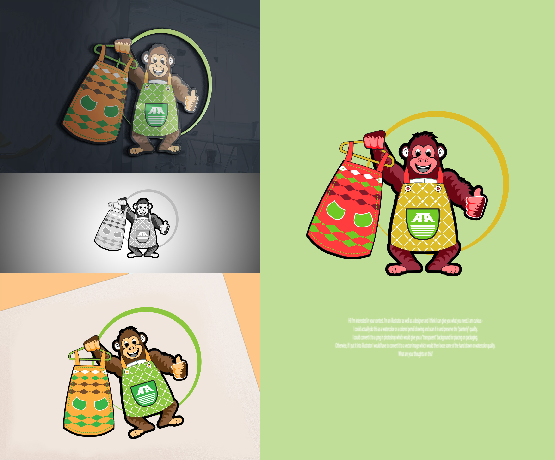 Logo Design by Wonderful design for Appy Apes  | Design #33728968