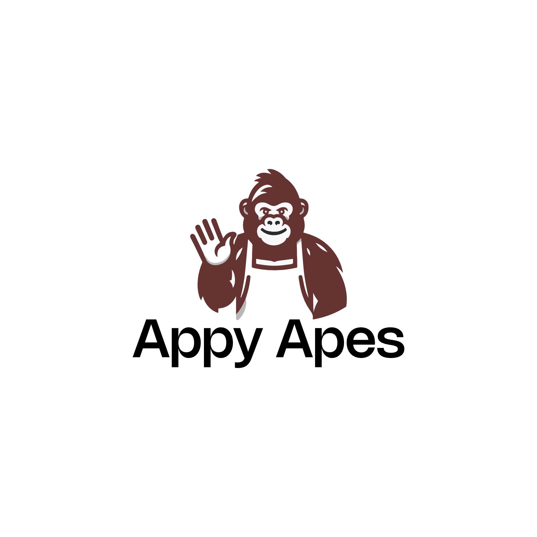 Logo Design by Muhammadsaria for Appy Apes  | Design #33723261
