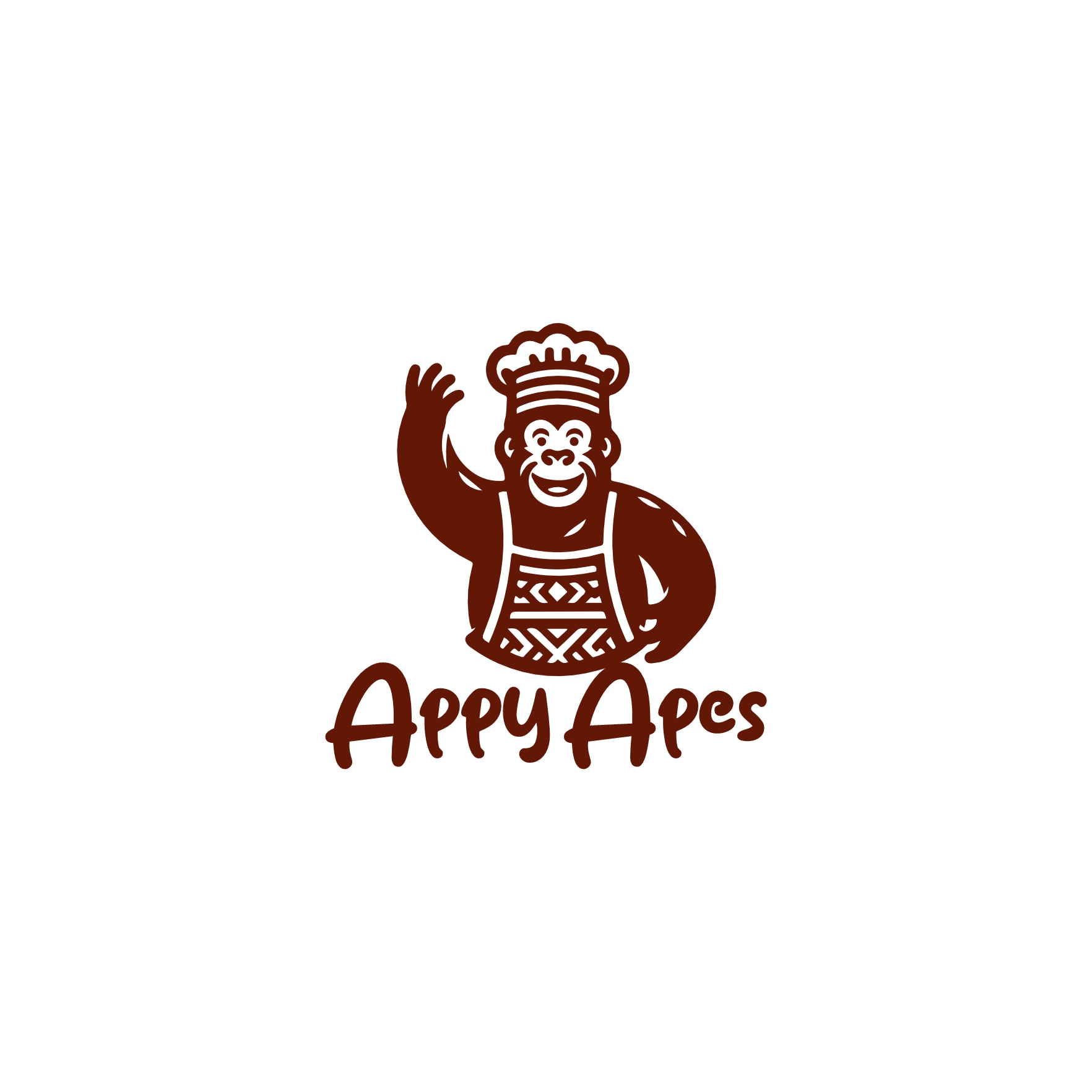 Logo Design by Muhammadsaria for Appy Apes  | Design #33723277