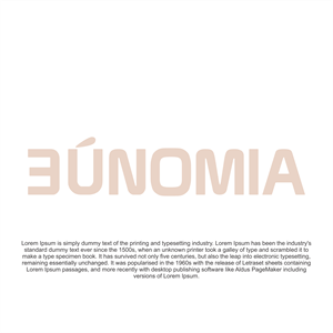 Logo Design by diego costa for EÚNOMIA  | Design: #33724331