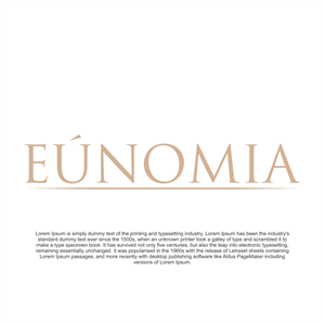 Diseño de Logo por diego costa para EÚNOMIA  | Diseño: #33768497