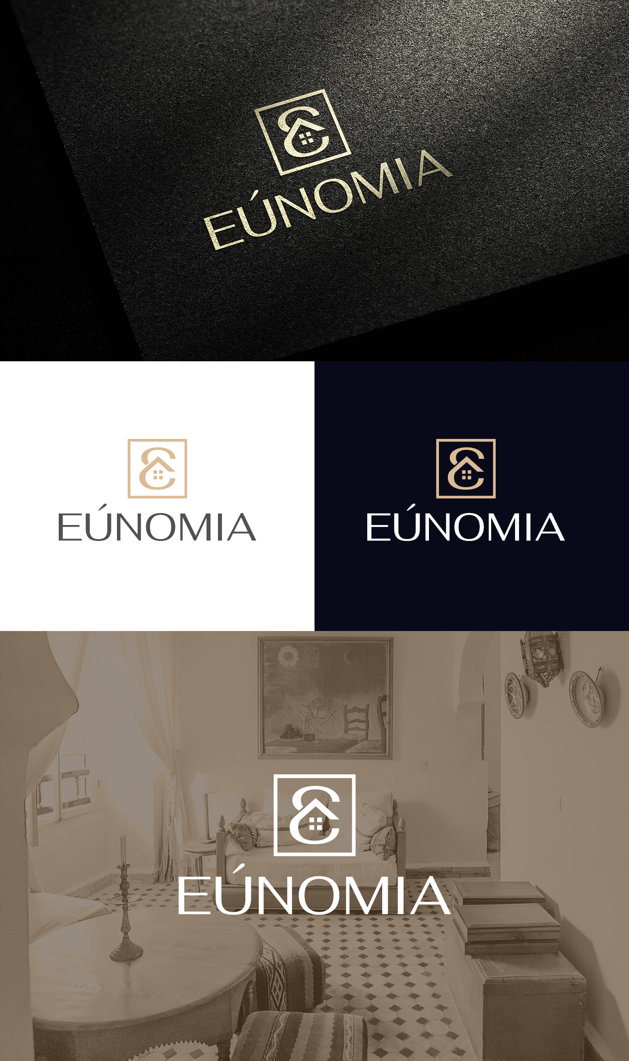 Logo-Design von BehindSymbols für EÚNOMIA  | Design #33744827