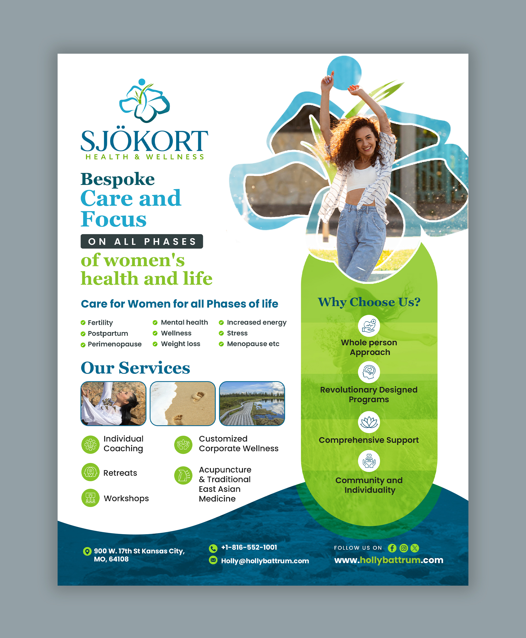 Flyer-Design von debdesign für Motion Point Acupuncture  | Design #33724975