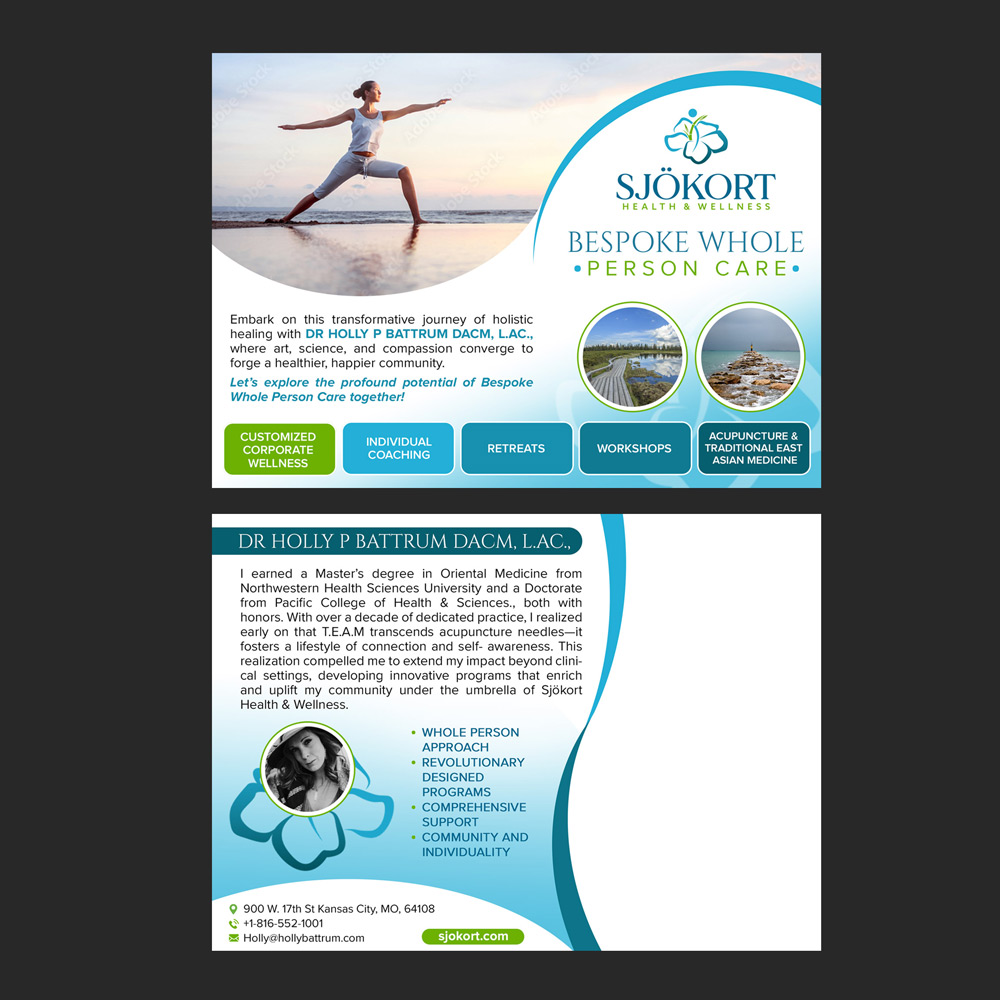 Flyer Design by DA. for Motion Point Acupuncture  | Design #33732412
