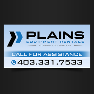 Signage Design by Designers Hub for Plains Equipment Rentals Corp | Design: #33727739