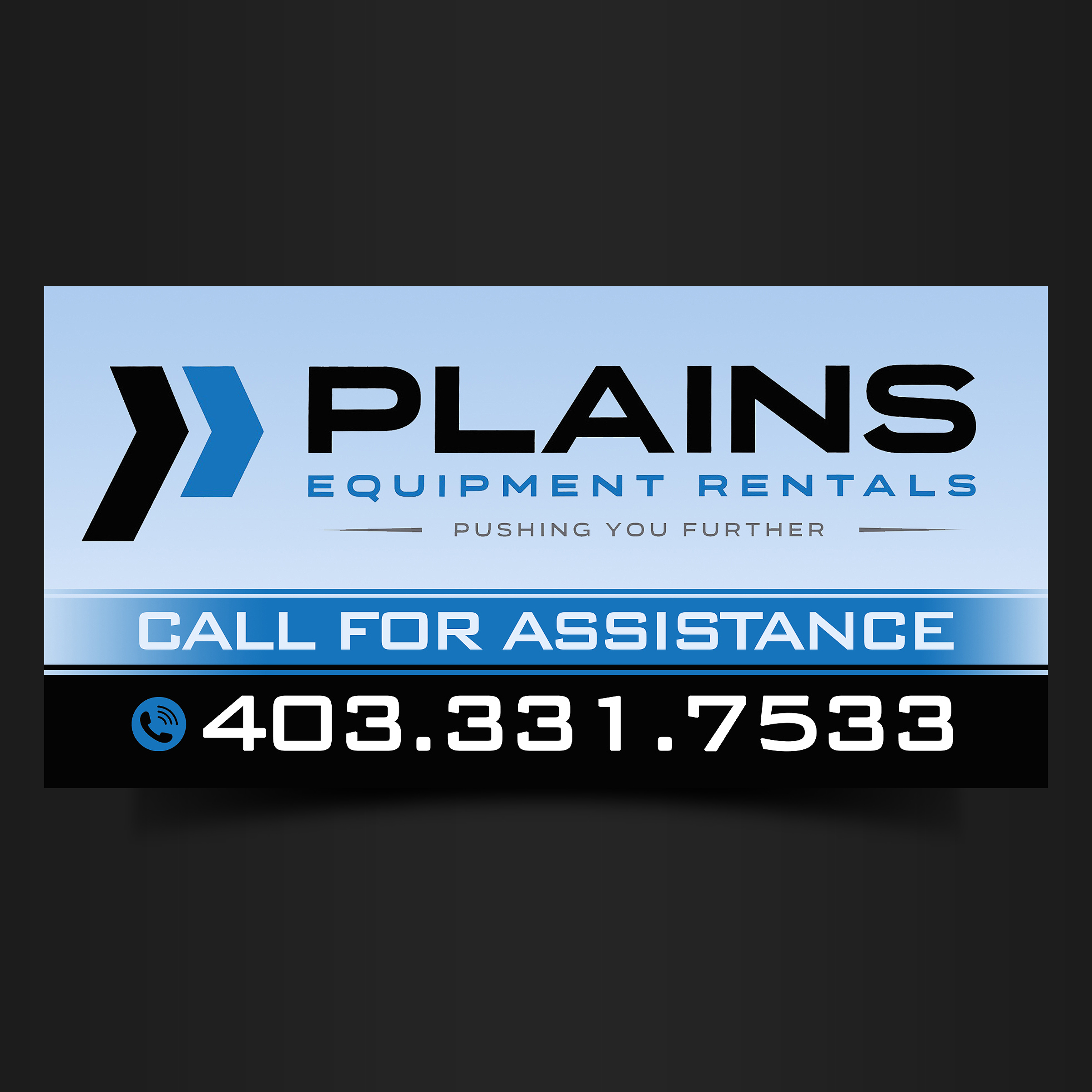 Signage Design by Designers Hub for Plains Equipment Rentals Corp | Design #33727758