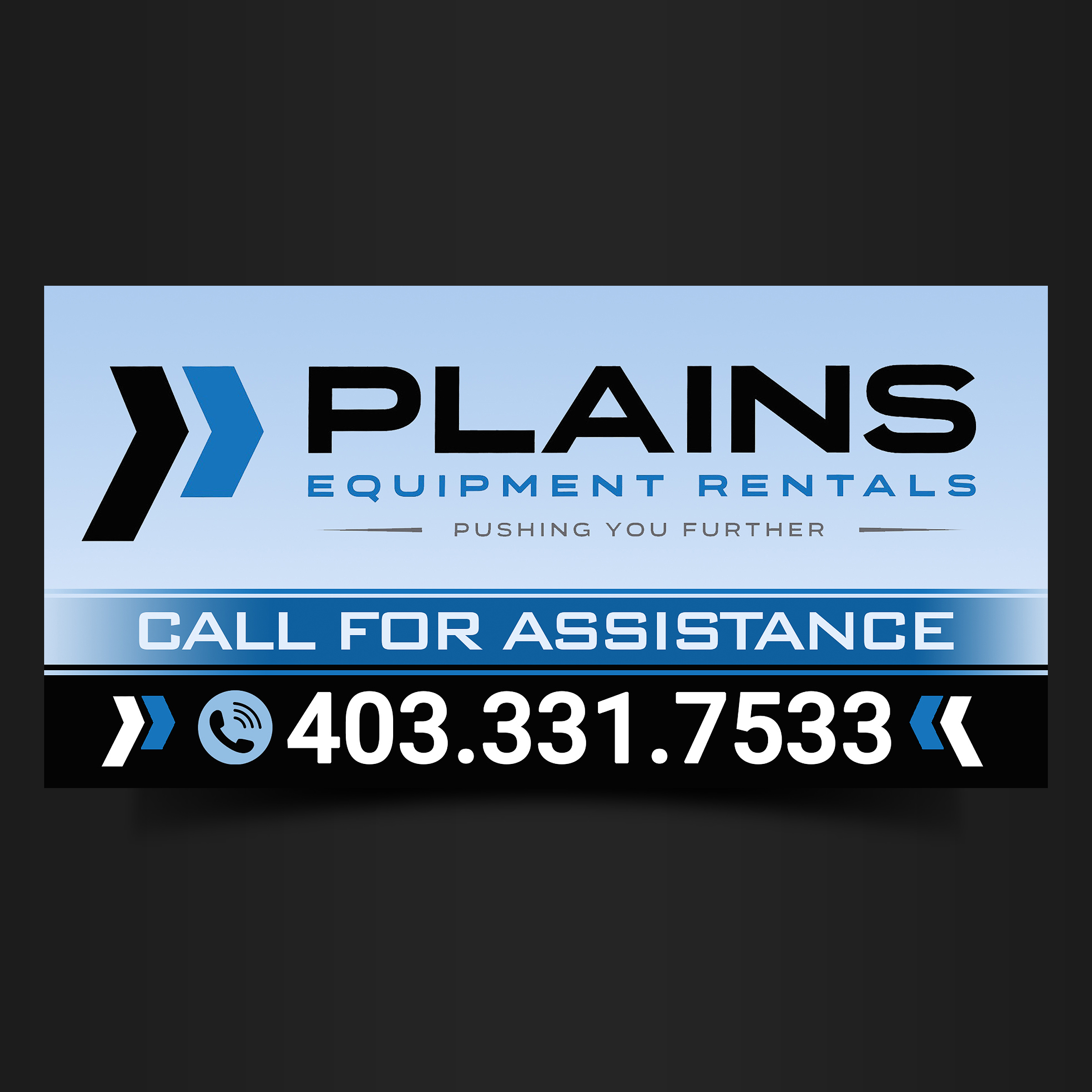 Signage Design by Designers Hub for Plains Equipment Rentals Corp | Design #33727791