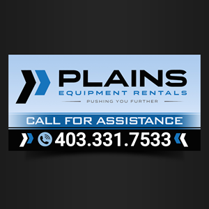 Signage Design by Designers Hub for Plains Equipment Rentals Corp | Design: #33727791