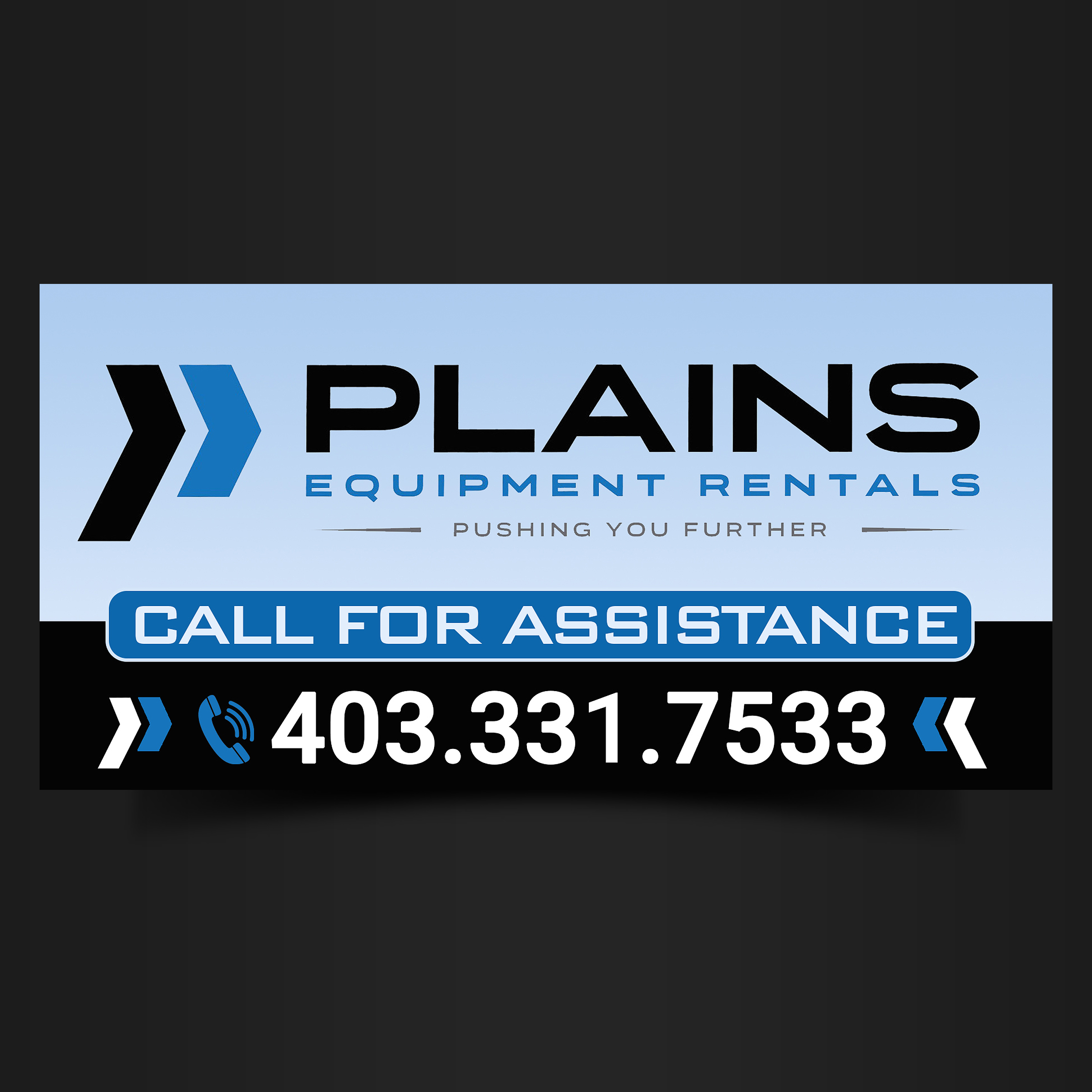 Signage Design by Designers Hub for Plains Equipment Rentals Corp | Design #33727818